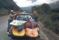 Enroute from Baeza to Quito Ecuadorian style