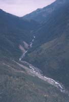 The view of the Verde Chico from the side of the valley - and yes, it is as steep as it looks!