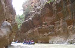 Rafting the Ahansal River, Morocco