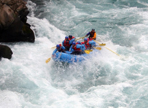 Whitewater Rafting as part of a custom trip/multi-activity adventure