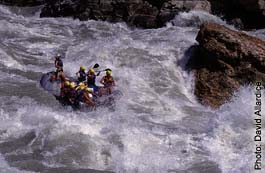 Big white water on the Karnali