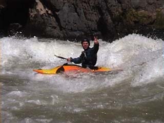 Playing on the Coruh River in Turkey