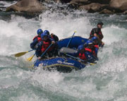 Whitewater rafting